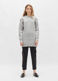 Wool Cashmere Tunic Sweater