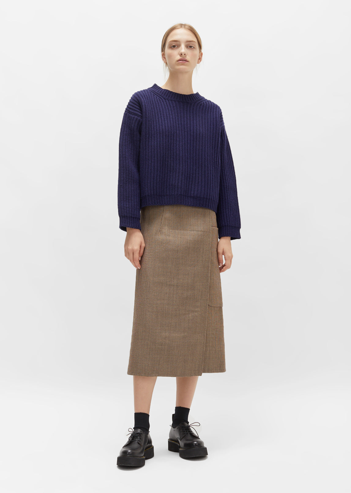 Unisex Wool Crewneck Sweater by Courrèges- La Garçonne