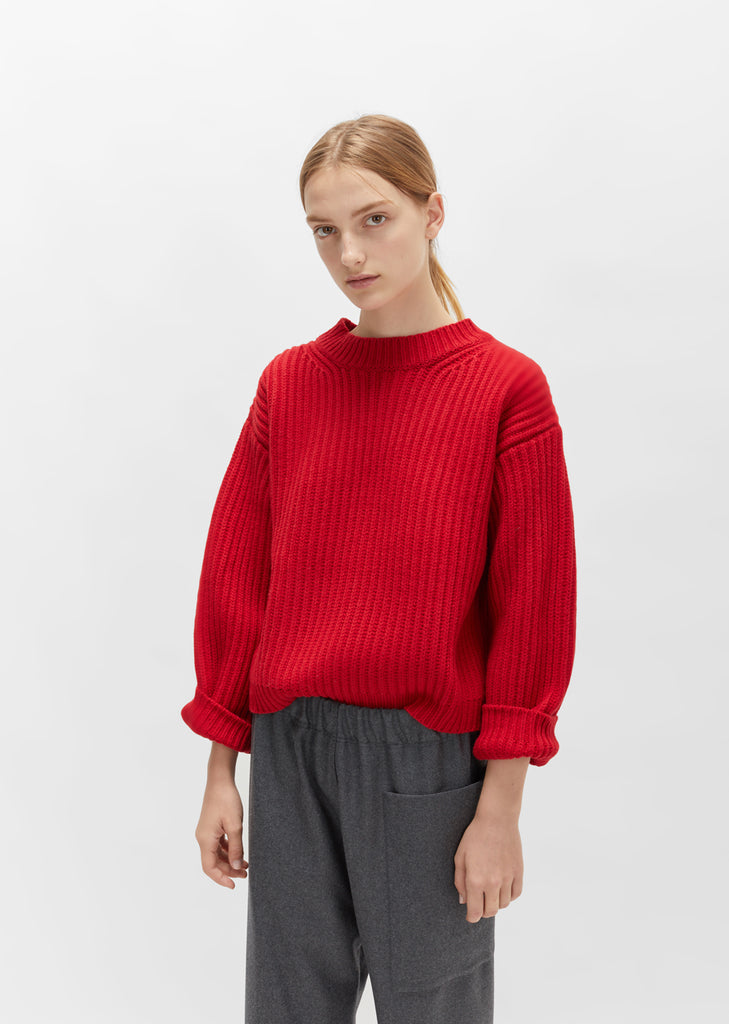 Unisex Wool Crewneck Sweater