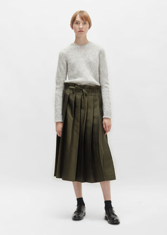 Double Pleated Skirt by Sara Lanzi- La Garçonne