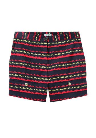 Printed Cotton Shorts