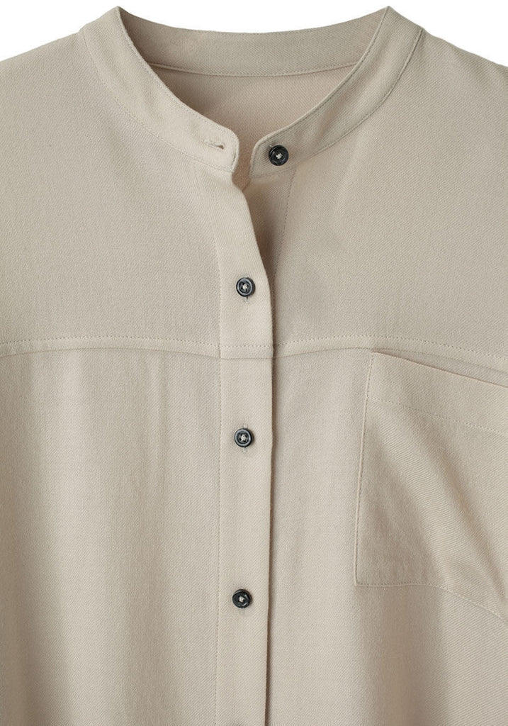 Flannel Button Tunic