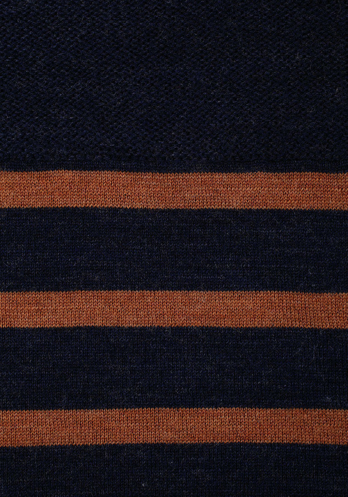Boatneck Striped Pullover
