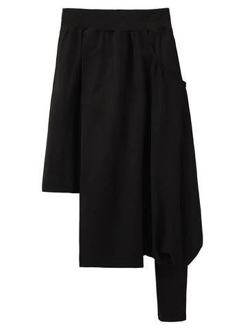 Asymmetric Overlay Skirt