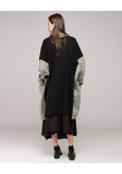 Knit Panel Army Coat
