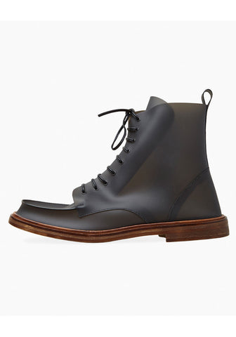 Lace-Up Rain Boot