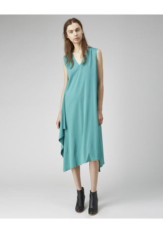 Long Side-Drape Dress