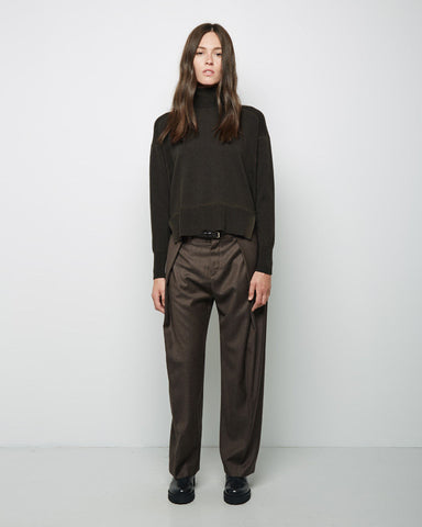 Loose Gabardine Trouser