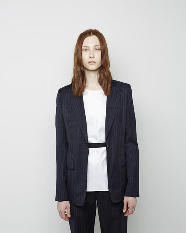 Pinstripe Blazer