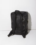 Square Leather Backpack