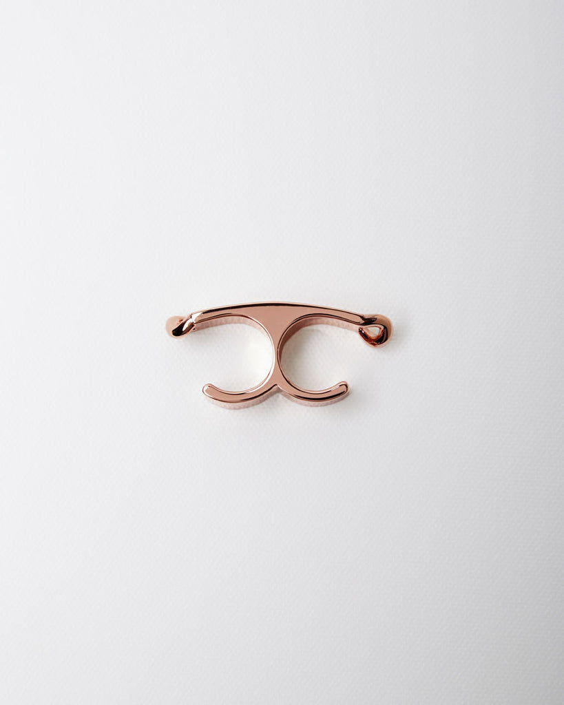 Thick Double Finger Ring