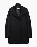 Convertible Wool Cashmere Coat