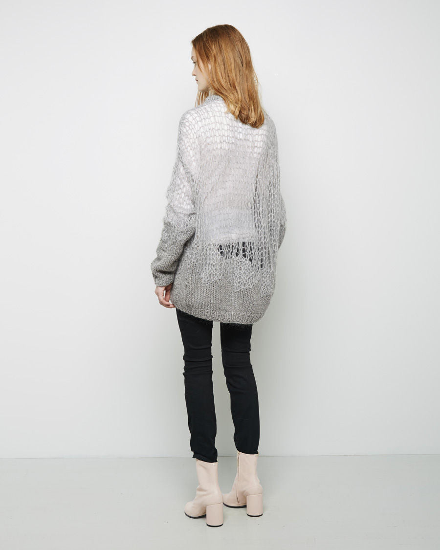 Web Knit Wool Mohair Sweater – La Garçonne