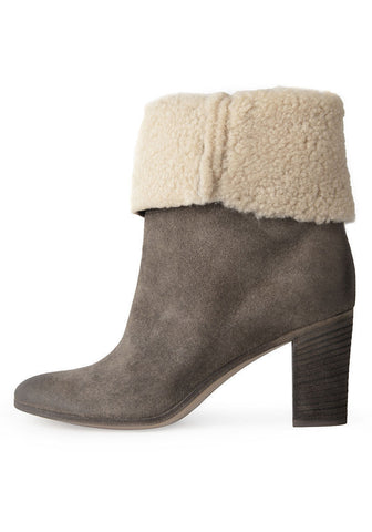 Cuffed-Ankle Boot