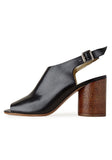 Wood-Heel Sandal