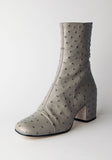 Covered Heel Ankle Boot