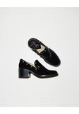 Heeled Cabouchon Loafer