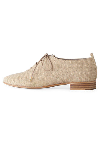 Jute Lace-Up Oxford