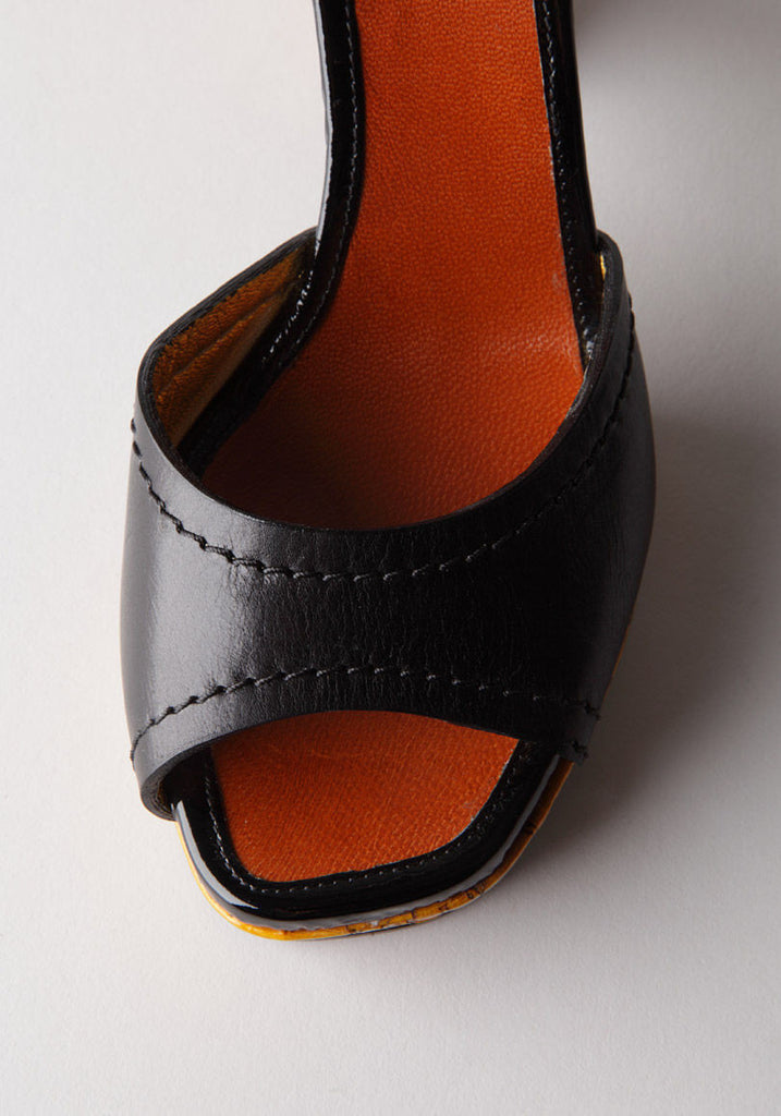 Sandal with Chunky Cork Heel