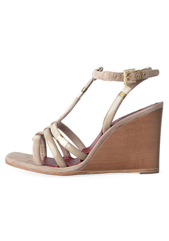 T-Strap Wedge Sandal