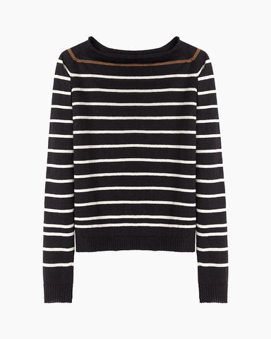 Linen Stripe Pullover