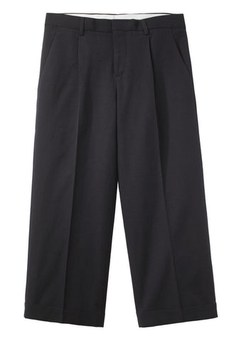 Pleated Crop Trouser