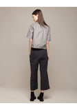 Pleated Crop Trouser