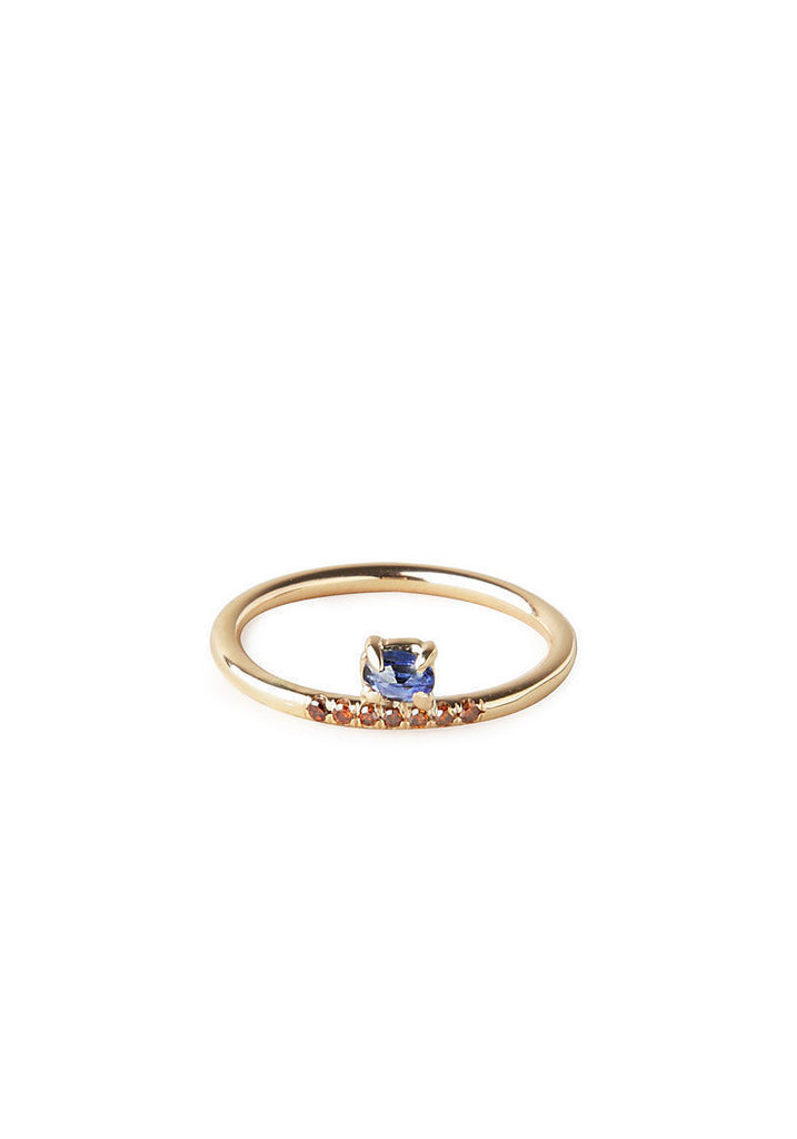 Stacked Sapphire Ring