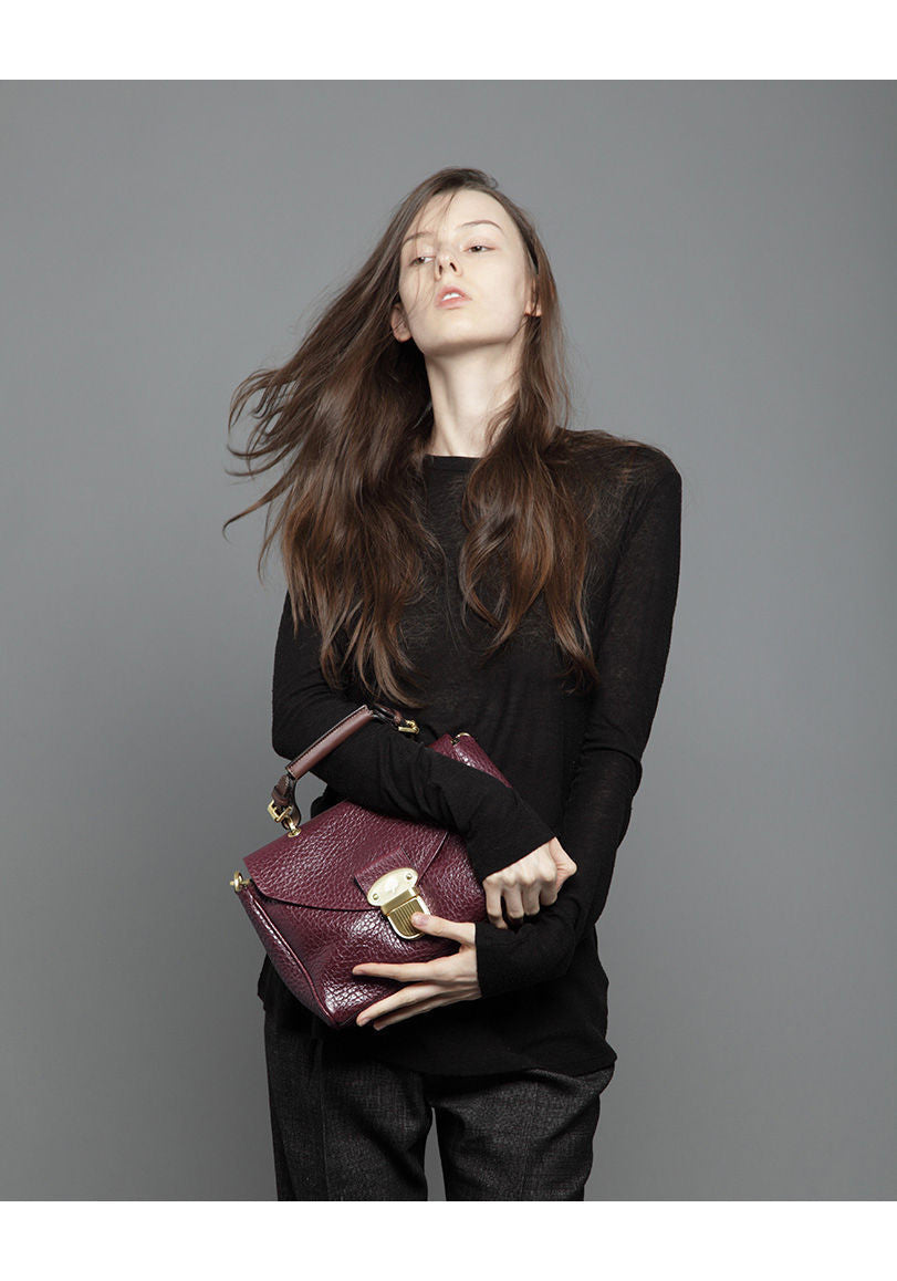 Mulberry polly push lock satchel Clearance