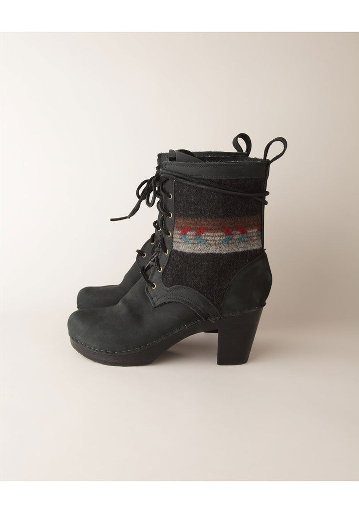 Lace-Up Blanket Boot