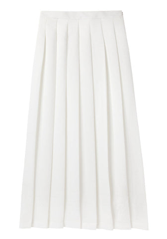 Pleated Midi Skirt