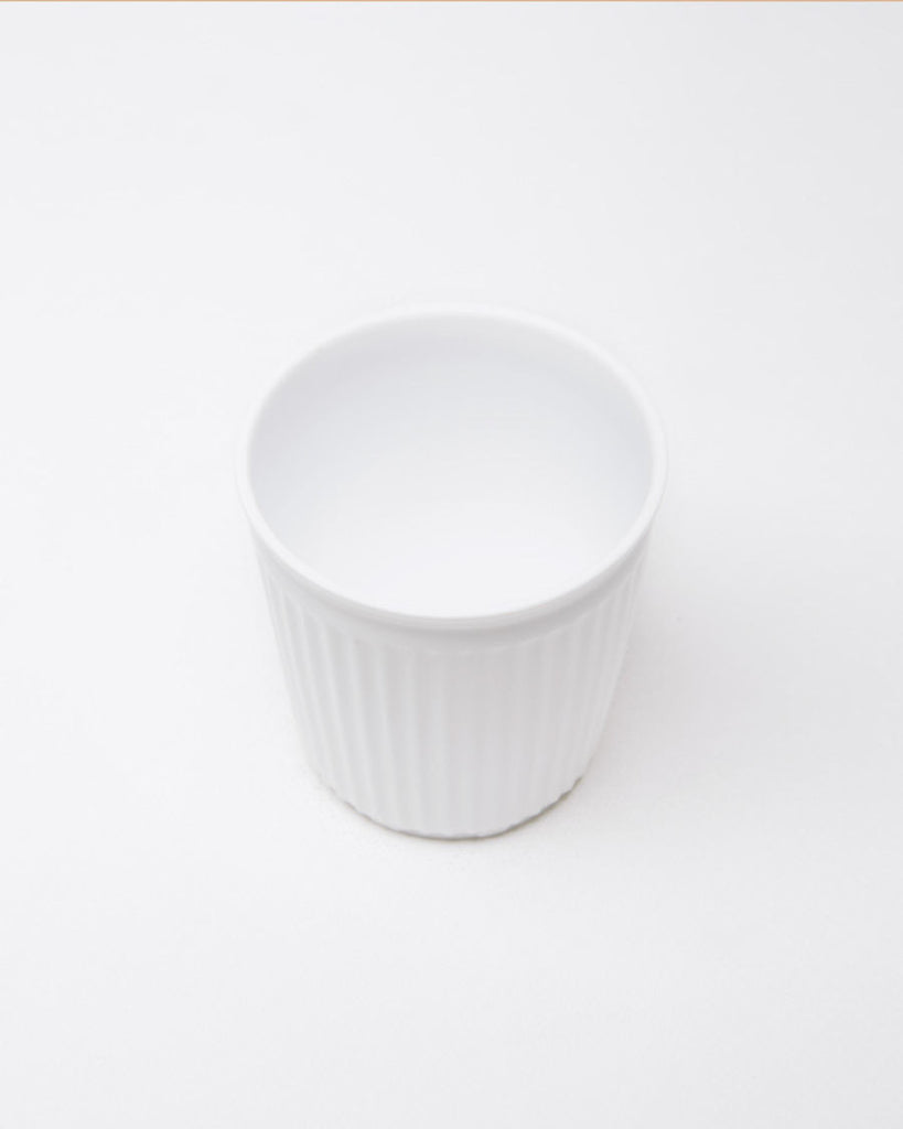 Porcelain Creased Coffee Cup