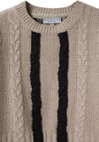Cropped Cable Pullover
