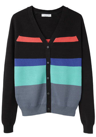 Memphis Stripe Cardigan