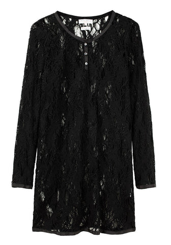 Oversized Lace Henley