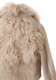Patchwork Shearling Jacket