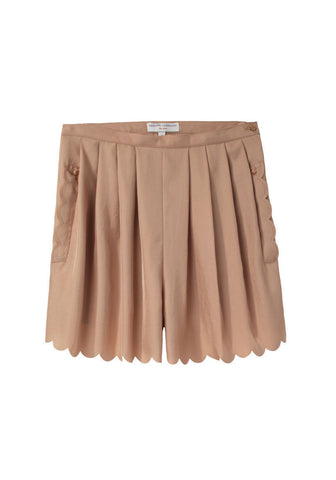 Pleated Scallop Short