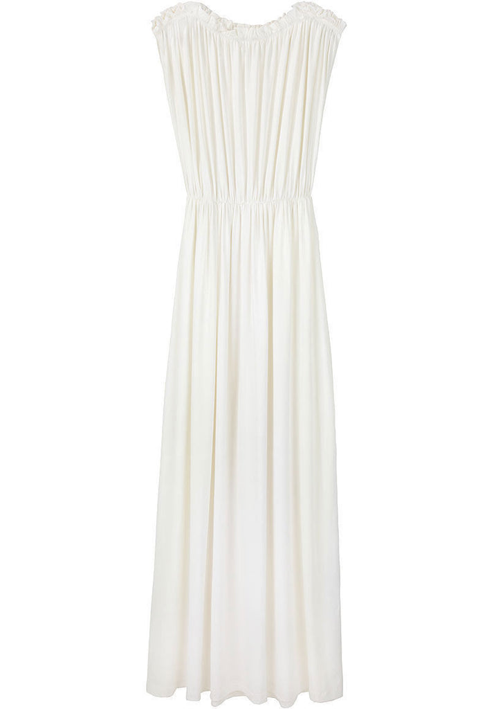 Shirred Grecian Dress