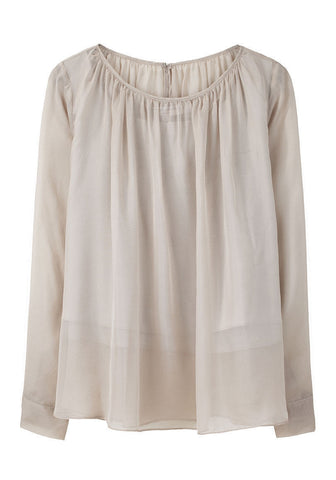 Silk Overlay Blouse