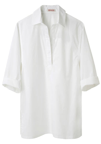 Boxy Poplin Shirt