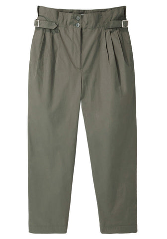 Cropped Pleated Pant