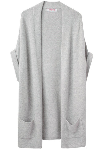 Drape Neck Pocket Cardigan