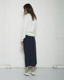 Mid-Length Silk Skirt