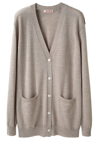 Perforated Cardigan