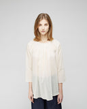Ruched Gauze Blouse