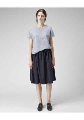 Stripe Roll Sleeve Tee