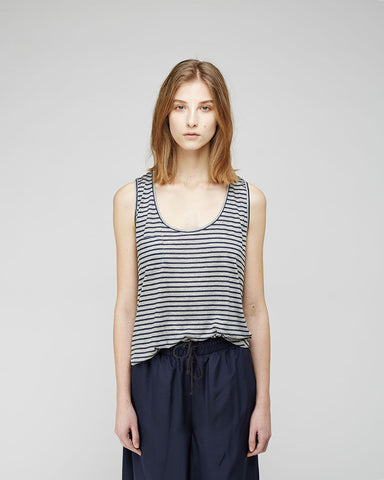 Striped One Pocket Tank