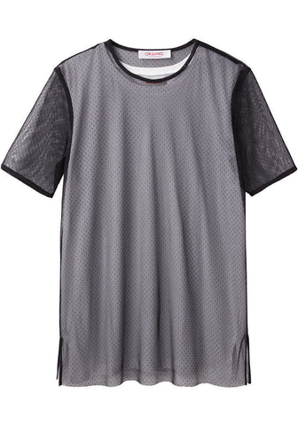 Swiss Dot Sheer Tee