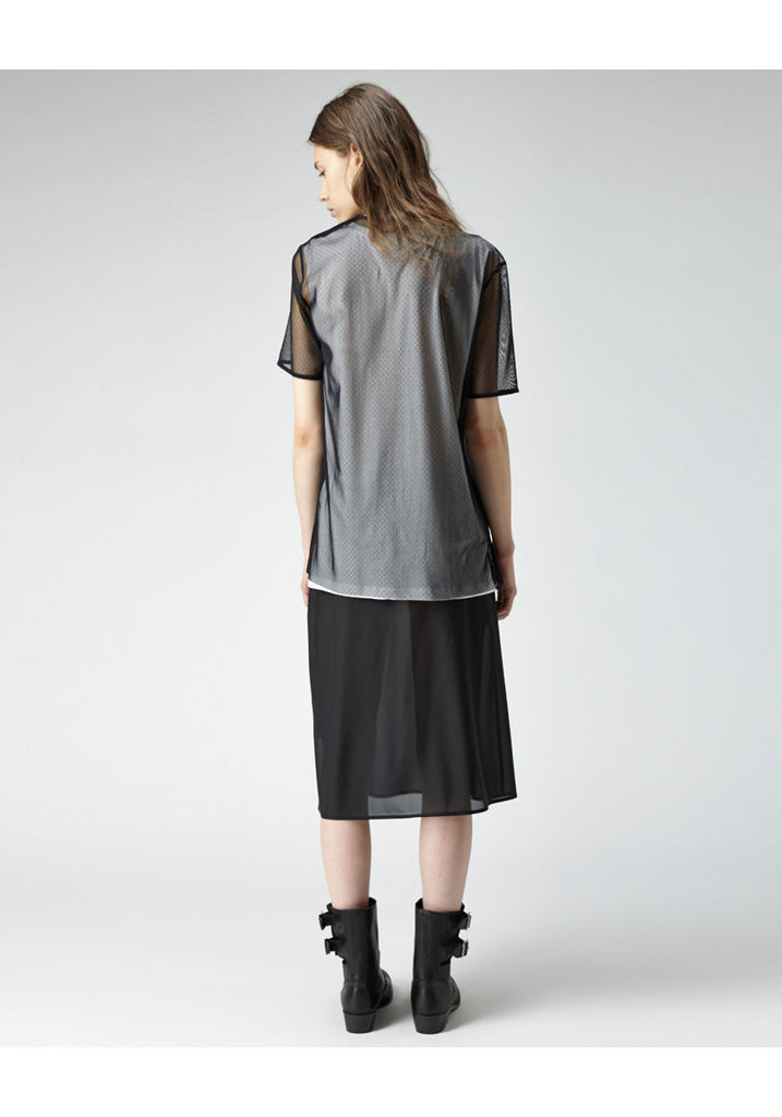 Swiss Dot Sheer Tee