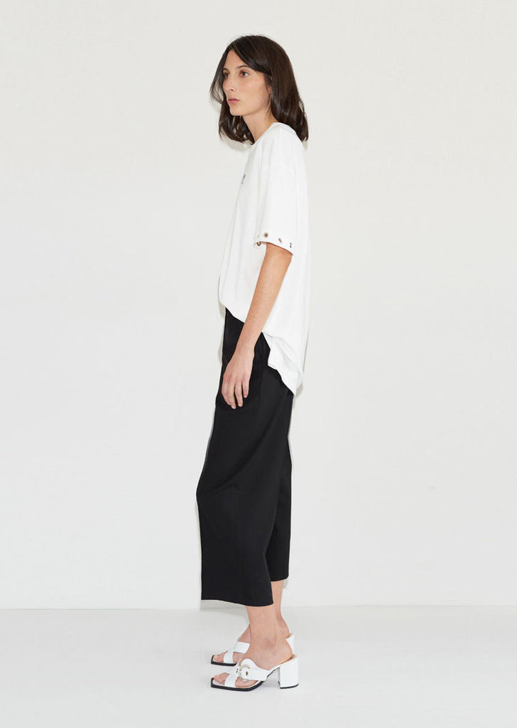 Wool Cropped Trouser